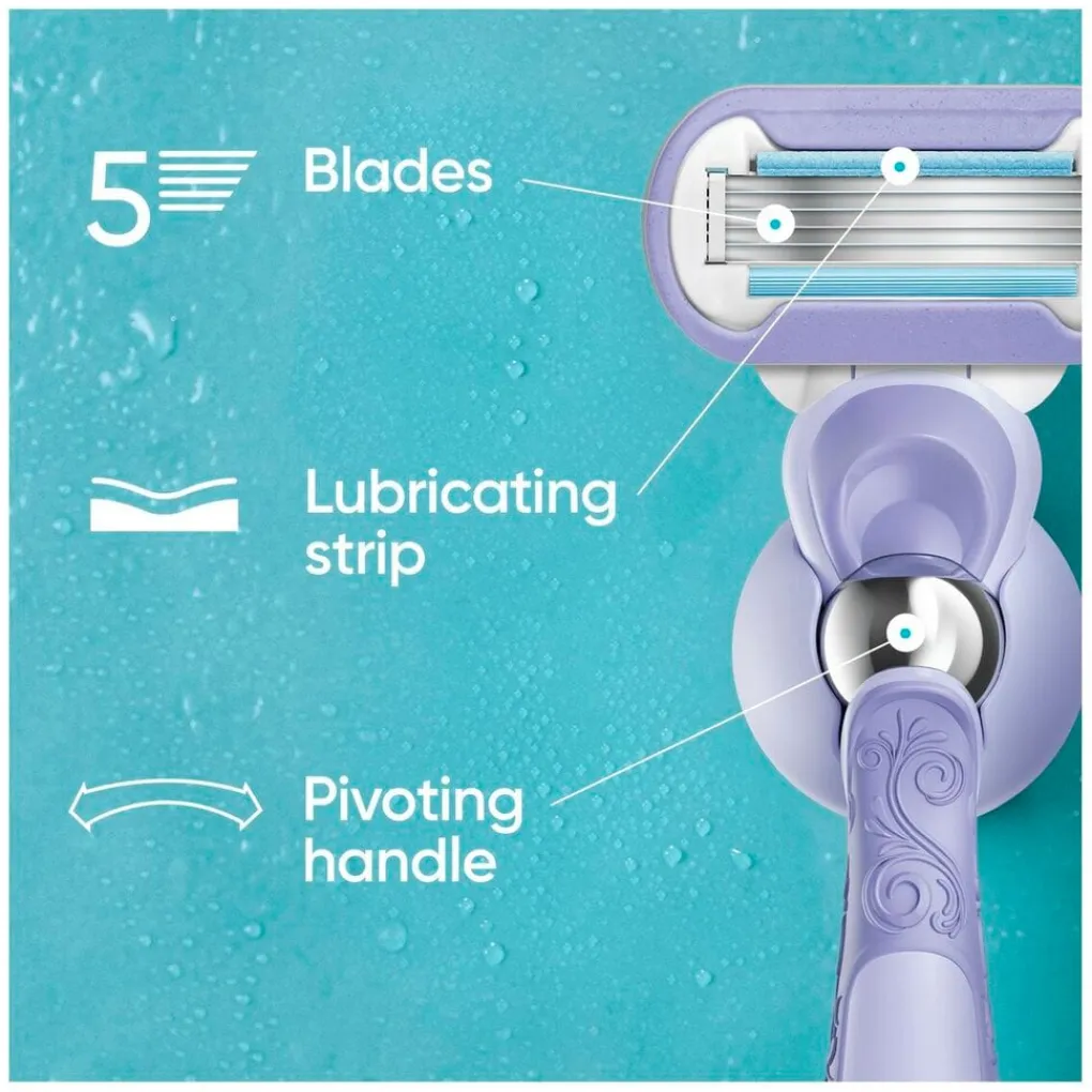 Heren Gillette Venus Scheerapparaten>Extra Smooth Swirl Scheersysteem