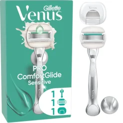 Heren Gillette Venus Scheerapparaten>Pro ComfortGlide Sensitive Scheersysteem