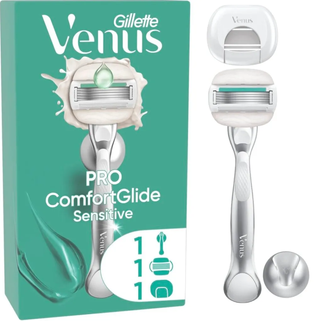 Heren Gillette Venus Scheerapparaten>Pro ComfortGlide Sensitive Scheersysteem