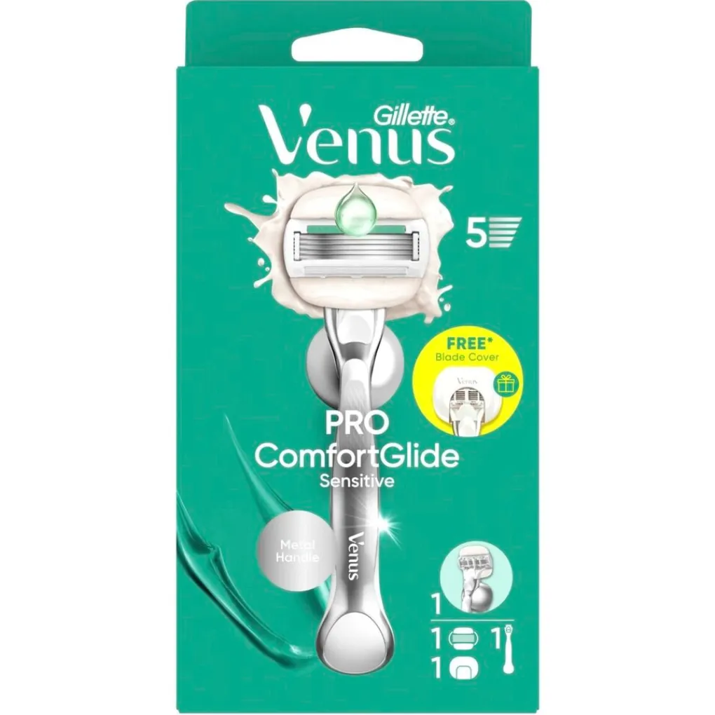 Heren Gillette Venus Scheerapparaten>Pro ComfortGlide Sensitive Scheersysteem