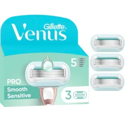 Heren Gillette Venus Scheermesjes>Pro Smooth Sensitive Navulmesjes