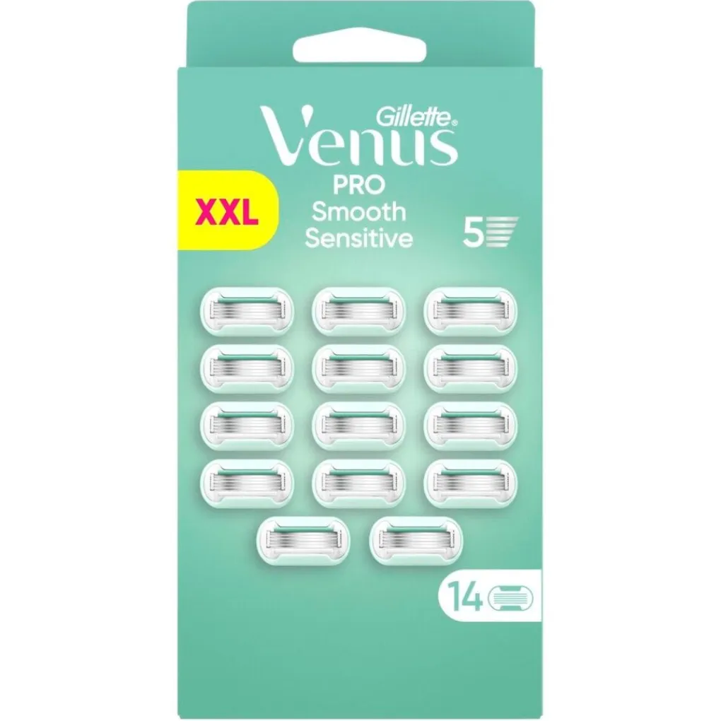 Heren Gillette Venus Scheermesjes>Pro Smooth Sensitive Navulmesjes