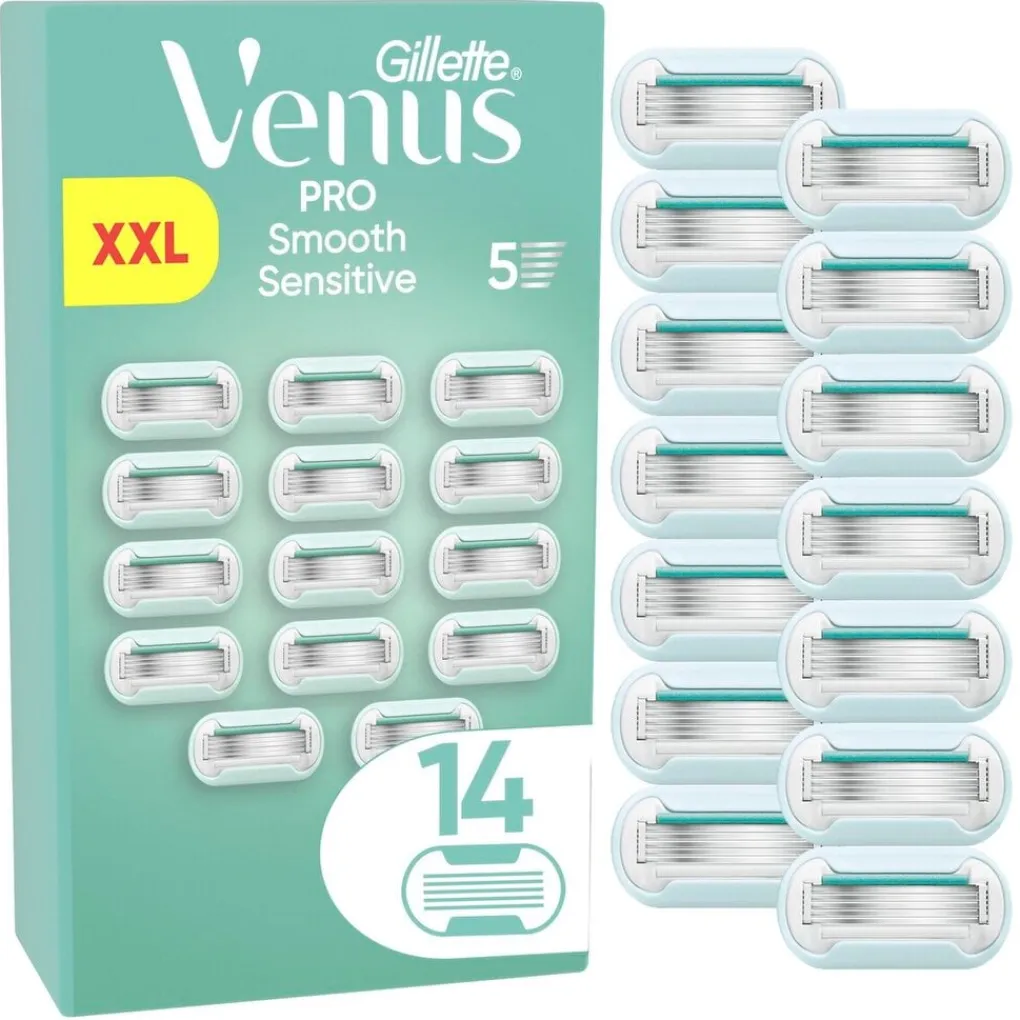 Heren Gillette Venus Scheermesjes>Pro Smooth Sensitive Navulmesjes