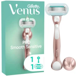 Heren Gillette Venus Scheerapparaten>Pro Smooth Sensitive Scheersysteem