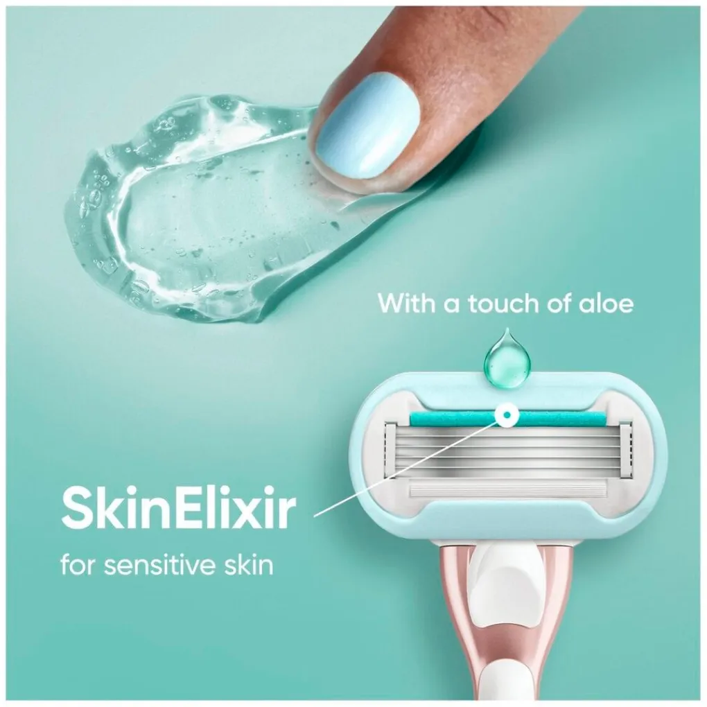 Heren Gillette Venus Scheerapparaten>Pro Smooth Sensitive Scheersysteem
