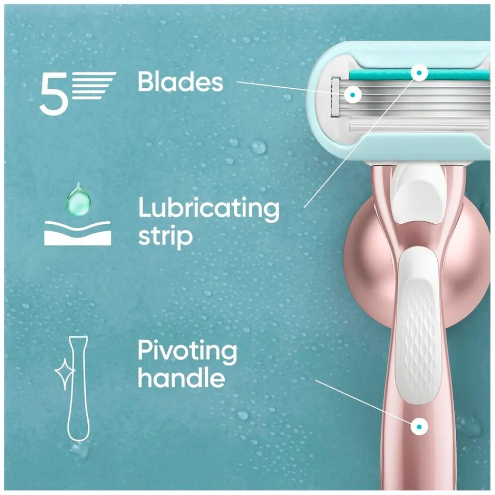 Heren Gillette Venus Scheerapparaten>Pro Smooth Sensitive Scheersysteem