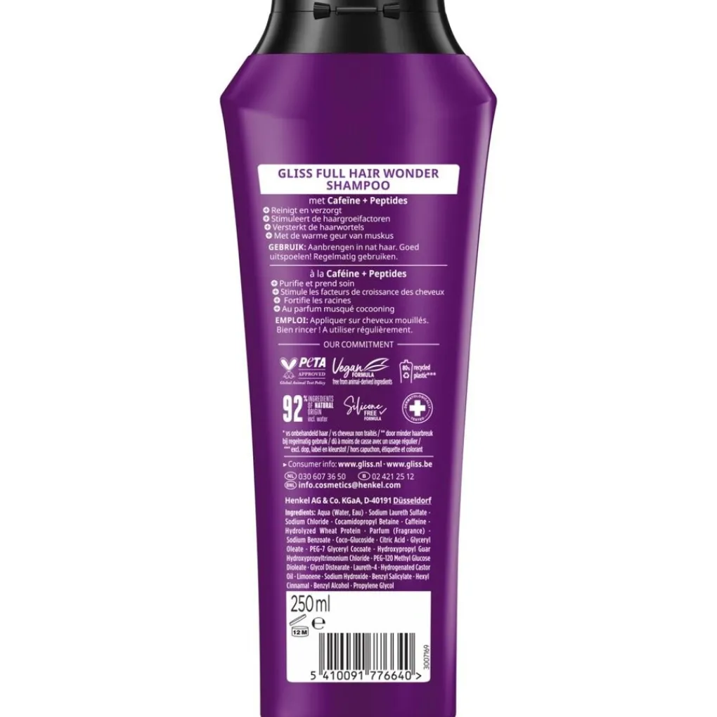 Gliss Shampoo>Full Hair Wonder Fullness Shampoo