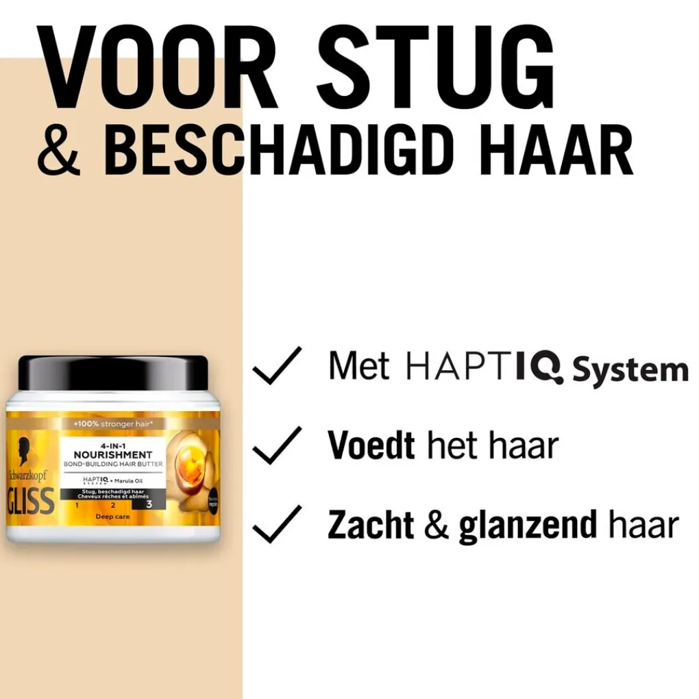 Gliss Haarmasker>4-In-1 Nourishment Bond-Building Haarmasker