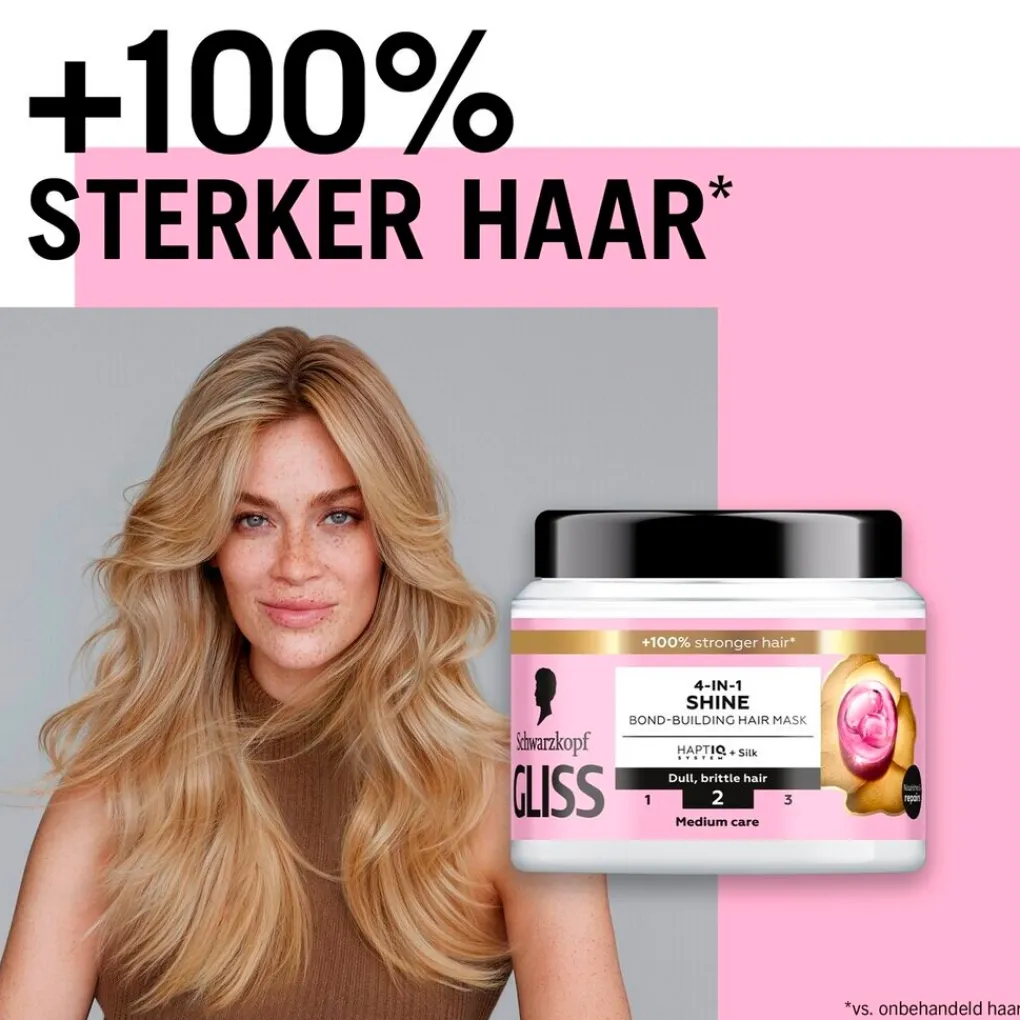 Gliss Haarmasker>4-In-1 Shine Bond-Building Haarmasker