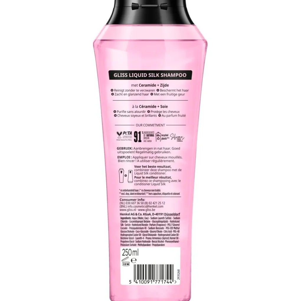 Gliss Shampoo>Liquid Silk Shampoo