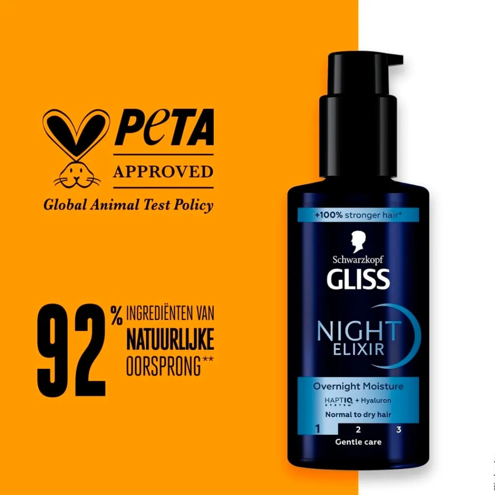 Gliss Haartreatment>Overnight Moisture Night Elixir