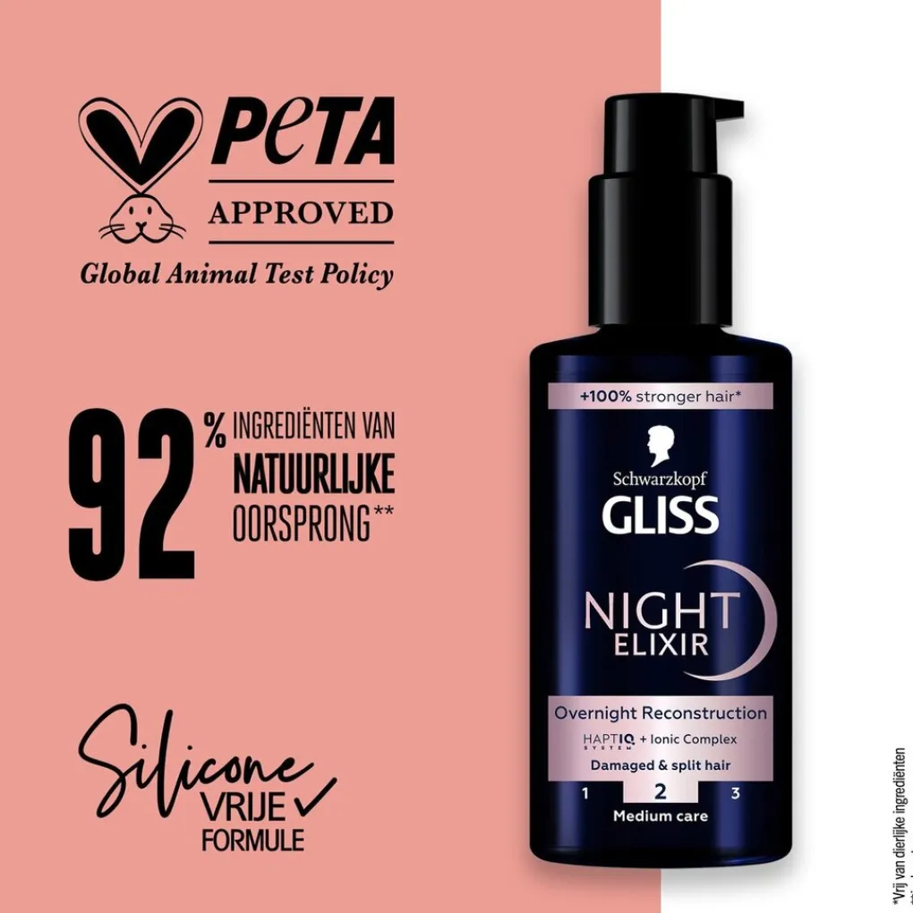 Gliss Haartreatment>Overnight Reconstruction Night Elixir