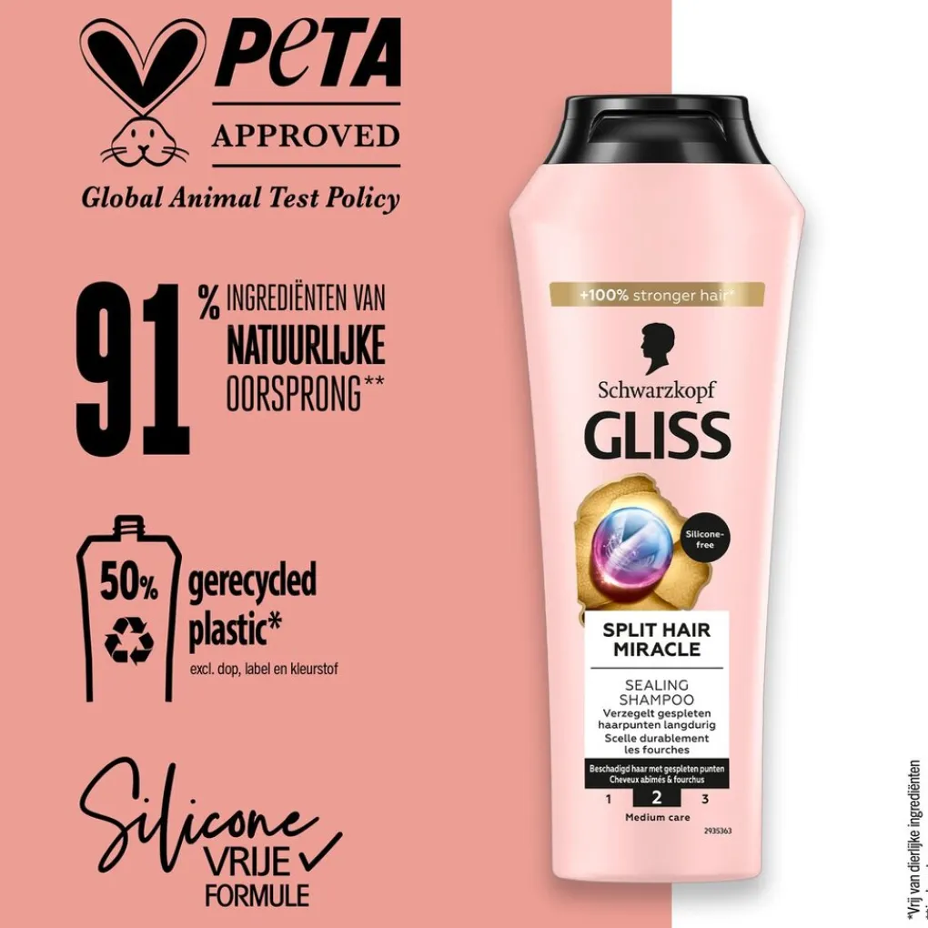 Gliss Shampoo>Split Hair Miracle Sealing Shampoo