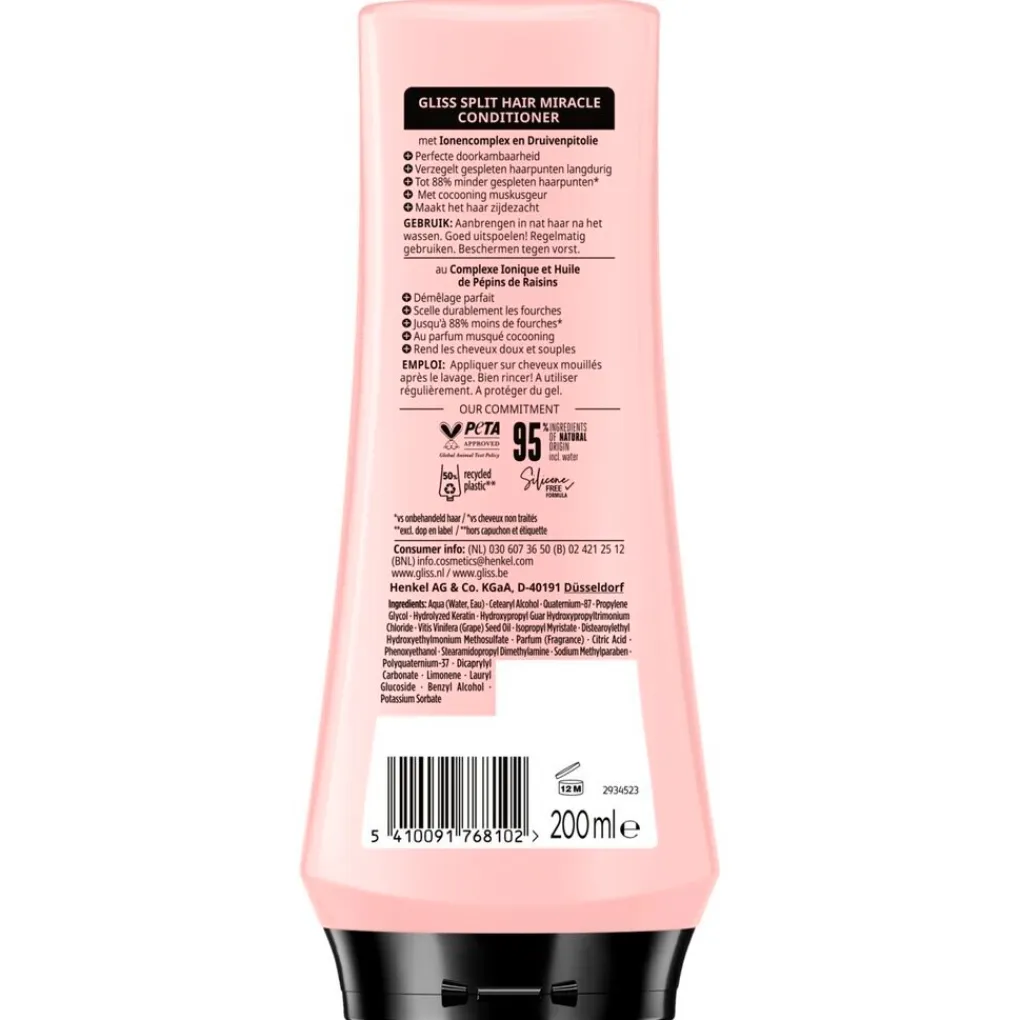 Gliss Conditioner>Split Hair Miracle Sealing Conditioner