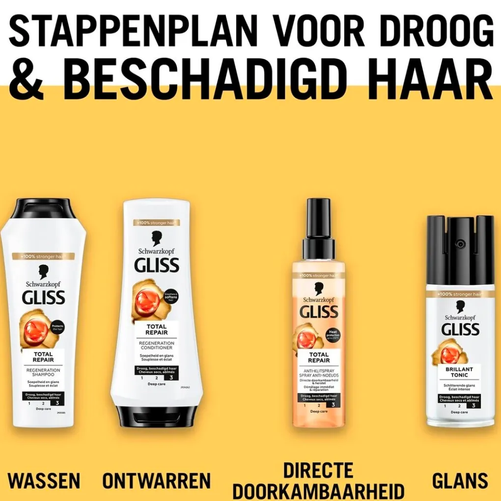 Gliss Haartreatment>Total Repair Brillant Tonic
