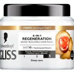 Gliss Haarmasker>Total Repair 4-In-1 Regeneration Bond-Building Haarmasker