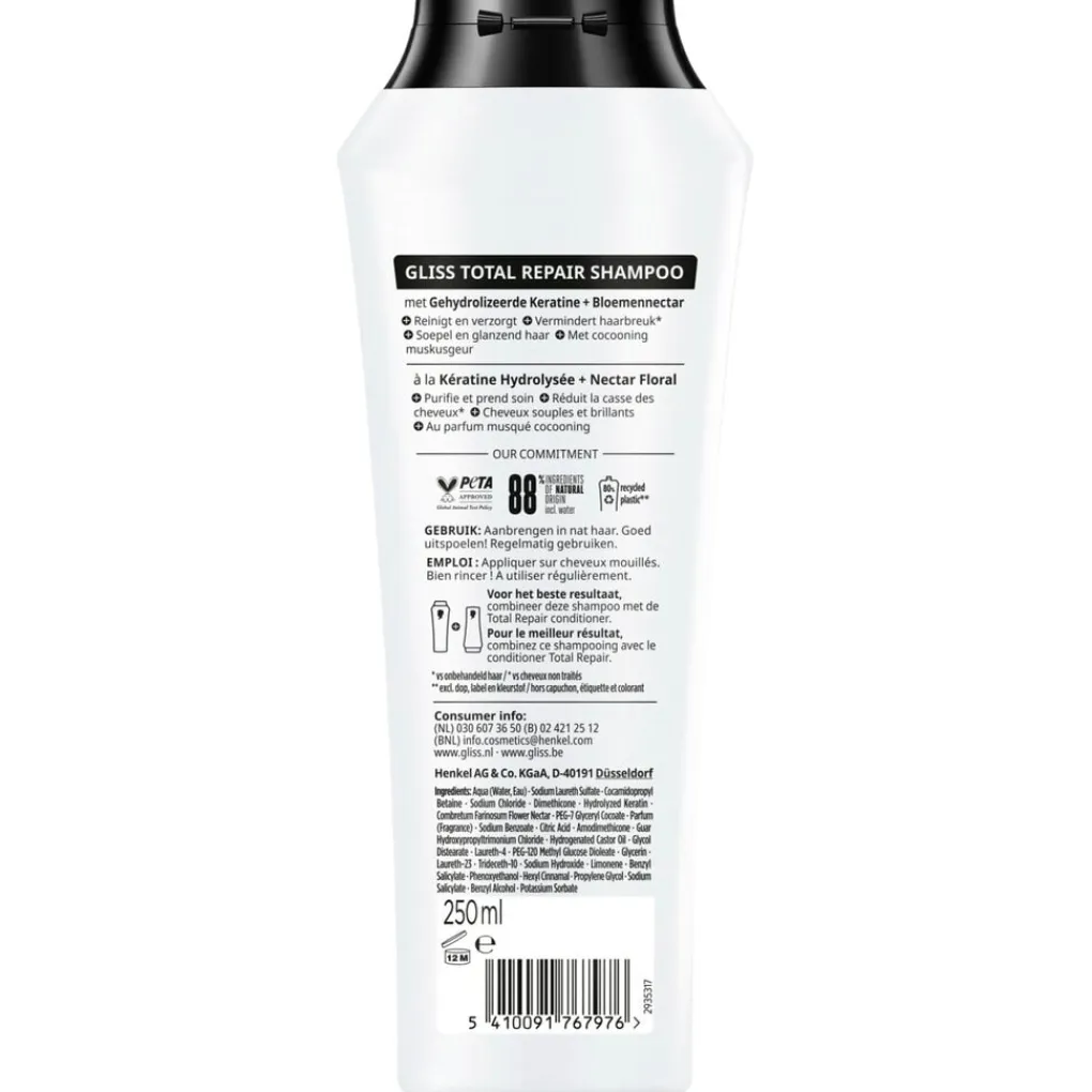 Gliss Shampoo>Total Repair Regeneration Shampoo