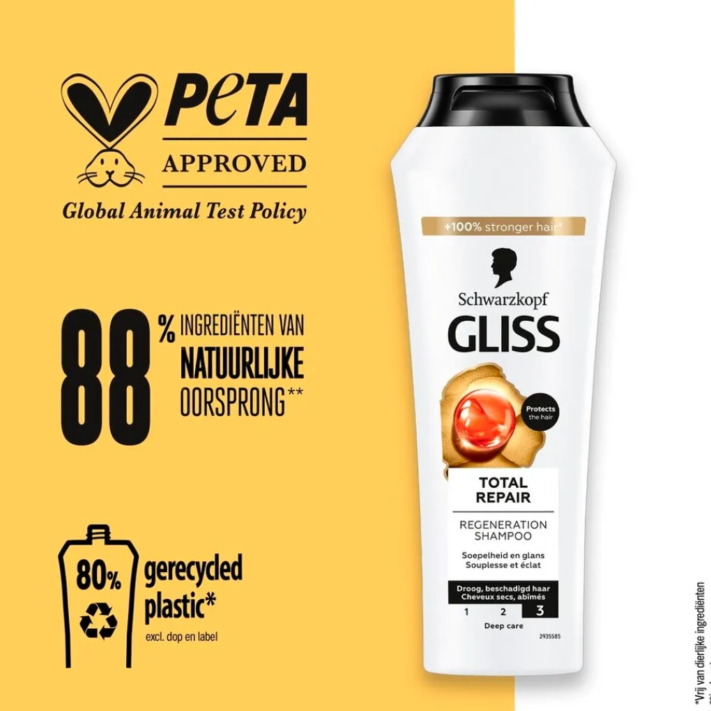 Gliss Shampoo>Total Repair Regeneration Shampoo