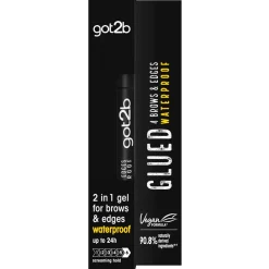 Got2B Wenkbrauw Make-Up>Glued 4 Brows & Edges Waterproof 2-in-1 Gel