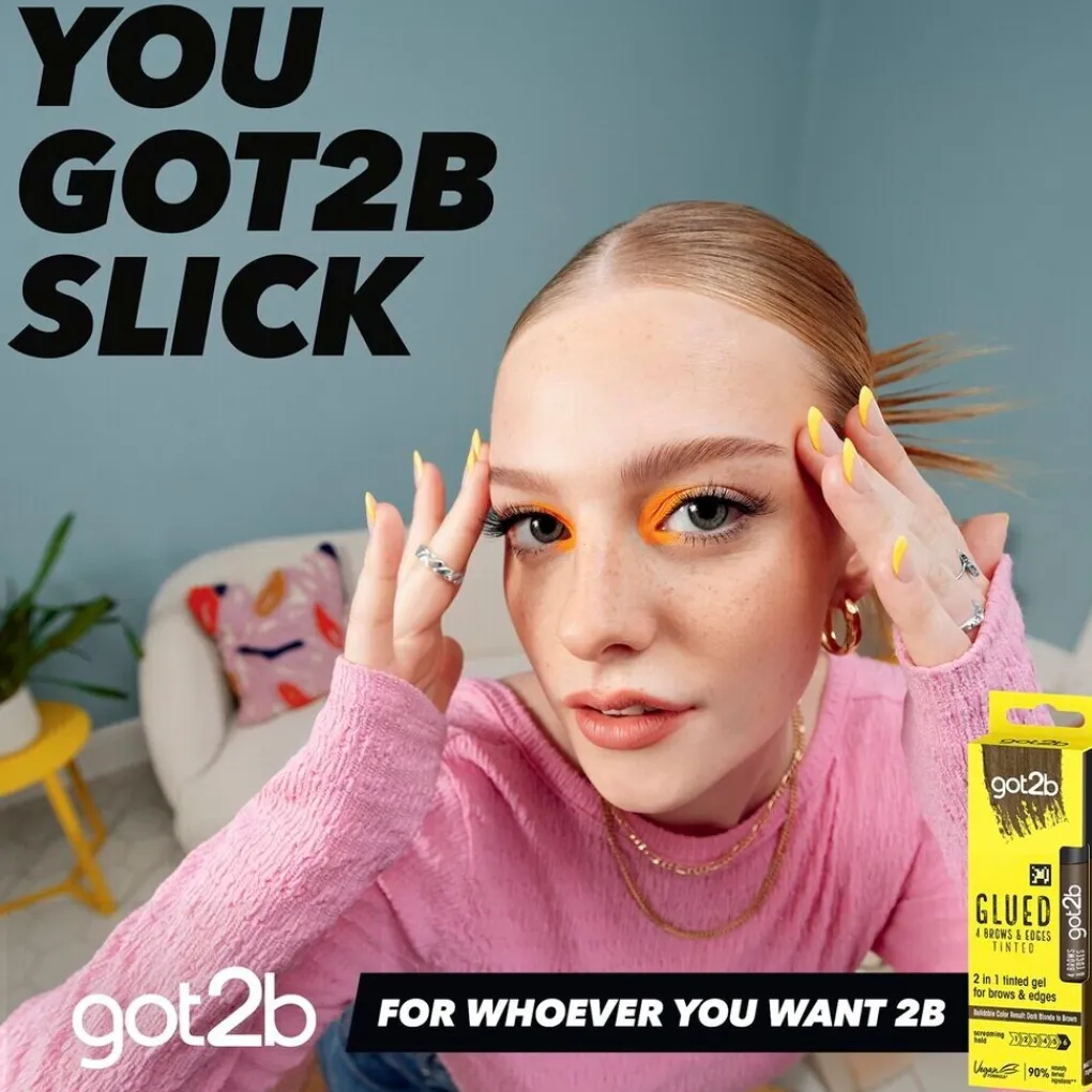 Got2B Wenkbrauw Make-Up>Tinted Glued Dark Blonde to Brown 4 Brows & Edges Gel