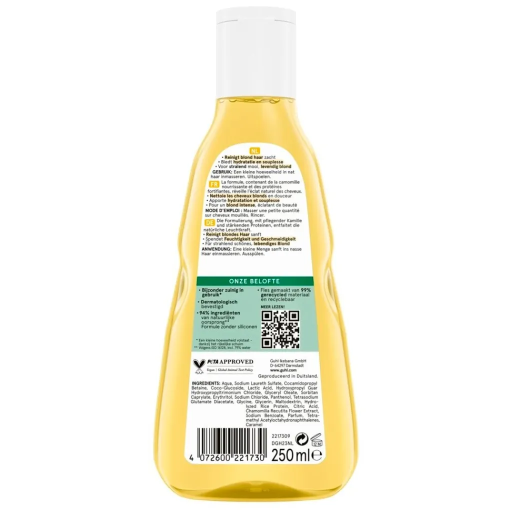 Guhl Shampoo>Blond Glans & Verzorging Shampoo