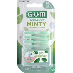 Gum Tandenstokers|Tandenragers>Soft-Picks Minty Interdentale Tandenstokers