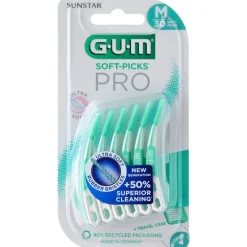Gum Tandenstokers|Beugelverzorging>Soft-Picks Pro Interdentale Tandenstokers