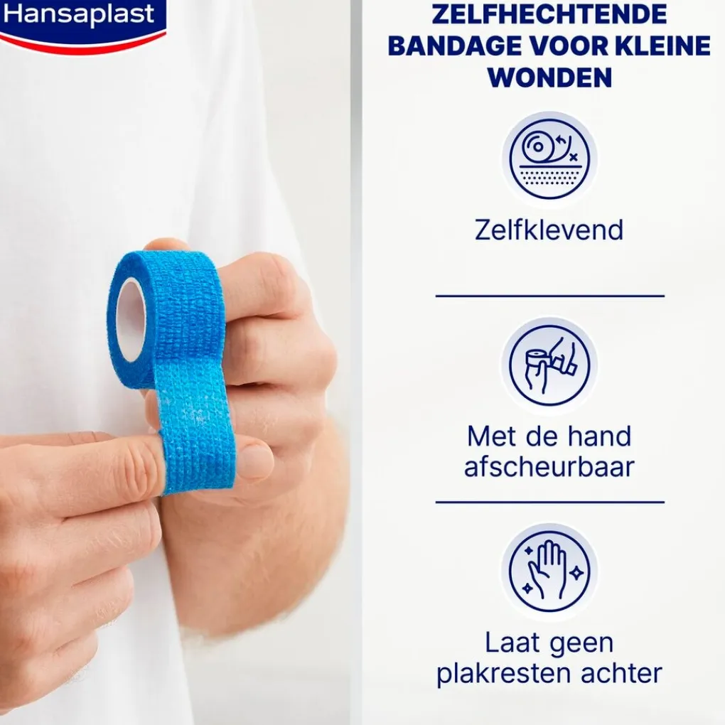 Hansaplast Bandages En Windsels|Pleisters>Finger Cohesive Zelfhechtende Vingerbandage