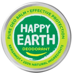Happy Earth Deodorant Creme>100% Natural Bergamot Deodorant Balm