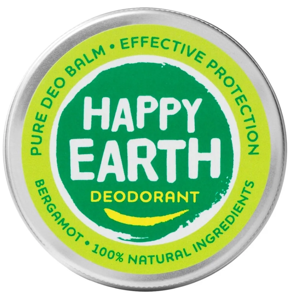 Happy Earth Deodorant Creme>100% Natural Bergamot Deodorant Balm