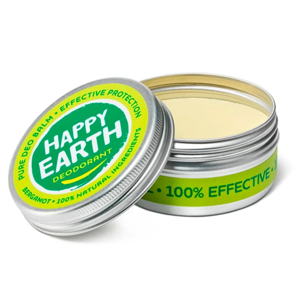 Happy Earth Deodorant Creme>100% Natural Bergamot Deodorant Balm