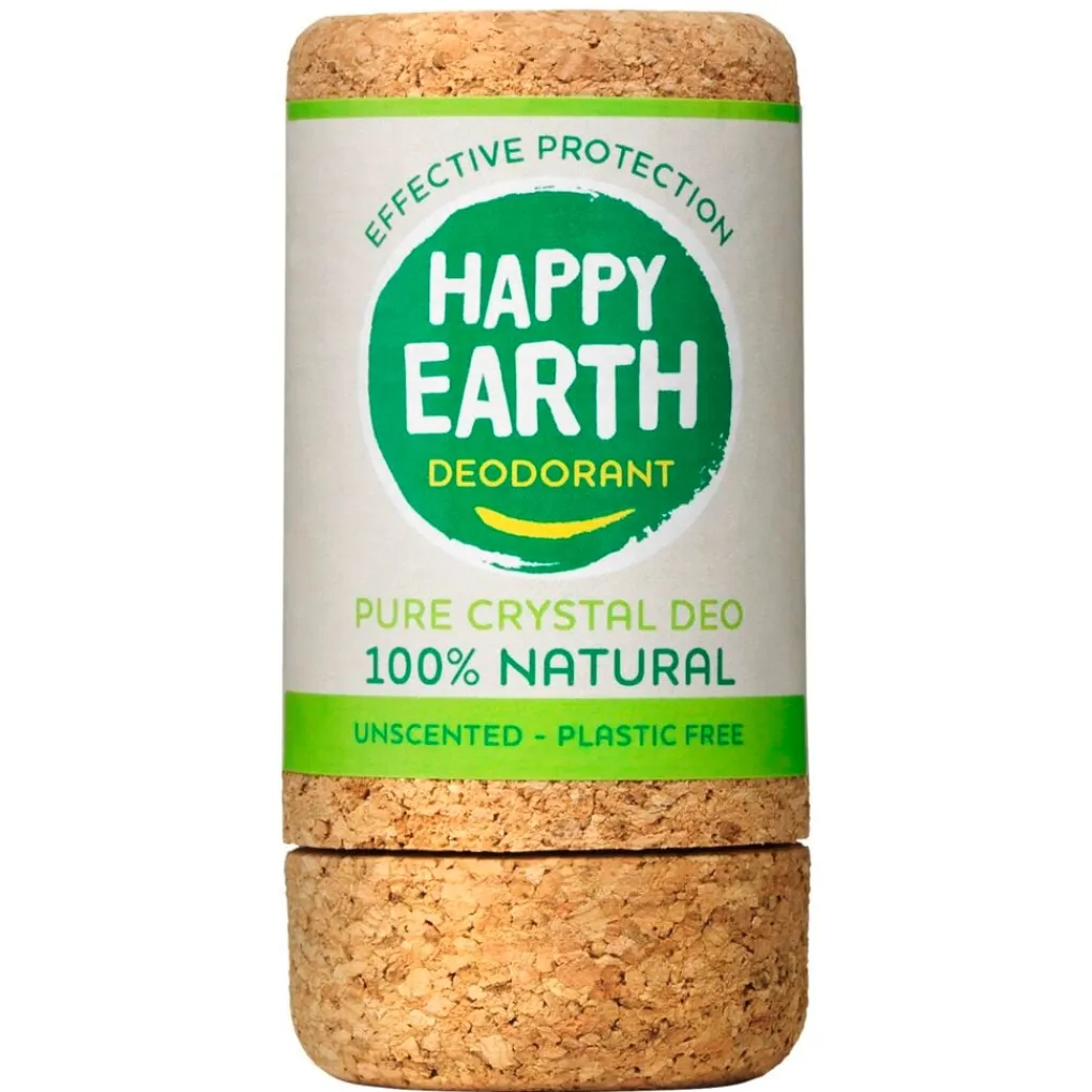 Happy Earth Deostick>100% Natural Pure Crystal Geurloze Deodorant Stick