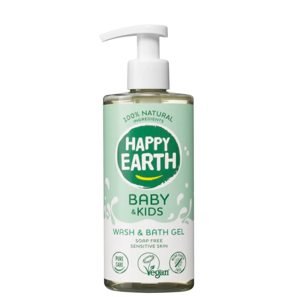 Happy Earth Baby Bad- En Doucheverzorging>Baby & Kids 100% Natural Wash & Bath Gel