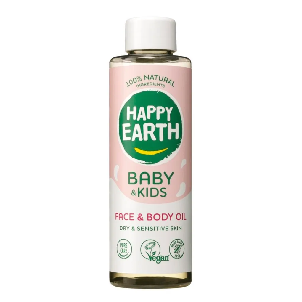 Happy Earth Baby Huidverzorging>Baby & Kids 100% Natural Face & Body Oil