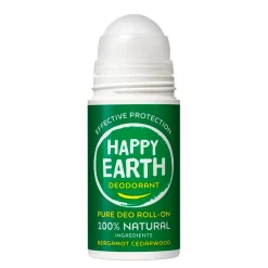 Happy Earth Deospray>Bergamot Cedarwood Deodorant Roller