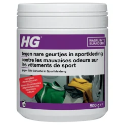 HG Schoonmaakmiddelen>Wasmiddeltoevoeging tegen Nare Geurtjes in Sportkleding