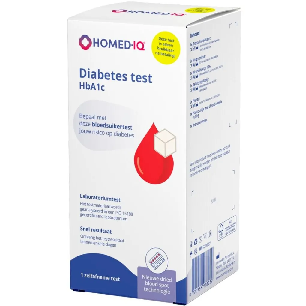 Homed-IQ Zelftesten>Diabetes Test