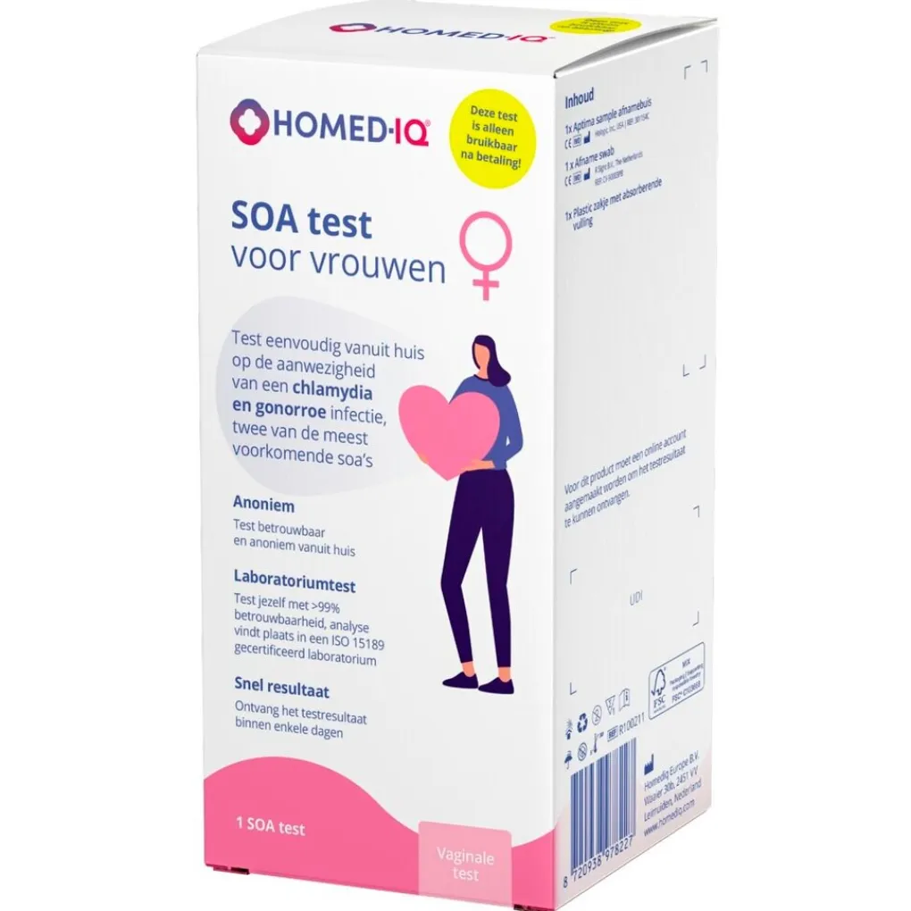 Homed-IQ Zelftesten>Soa Test voor Vrouwen