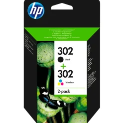 HP Printers>302 Originele Zwarte/Drie-Kleuren Inktcartridges