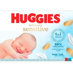 Huggies Billendoekjes>Extra Care Sensitive Babydoekjes
