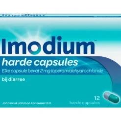 Imodium Maag- En Of Darm>Loperamide HCl 2mg Harde Capsules bij Diarree
