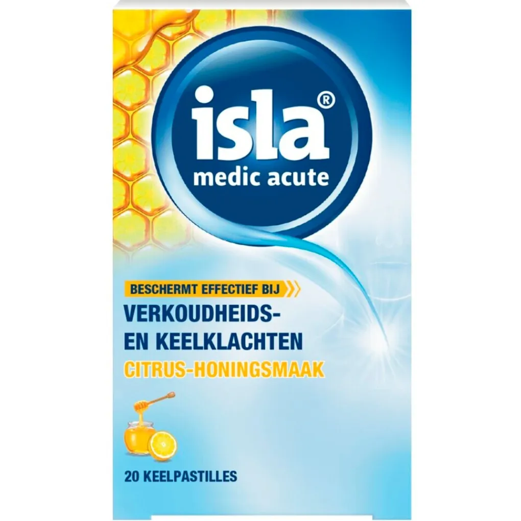 isla Luchtwegen>Medic Acute Citrus-Honing Keelpastilles