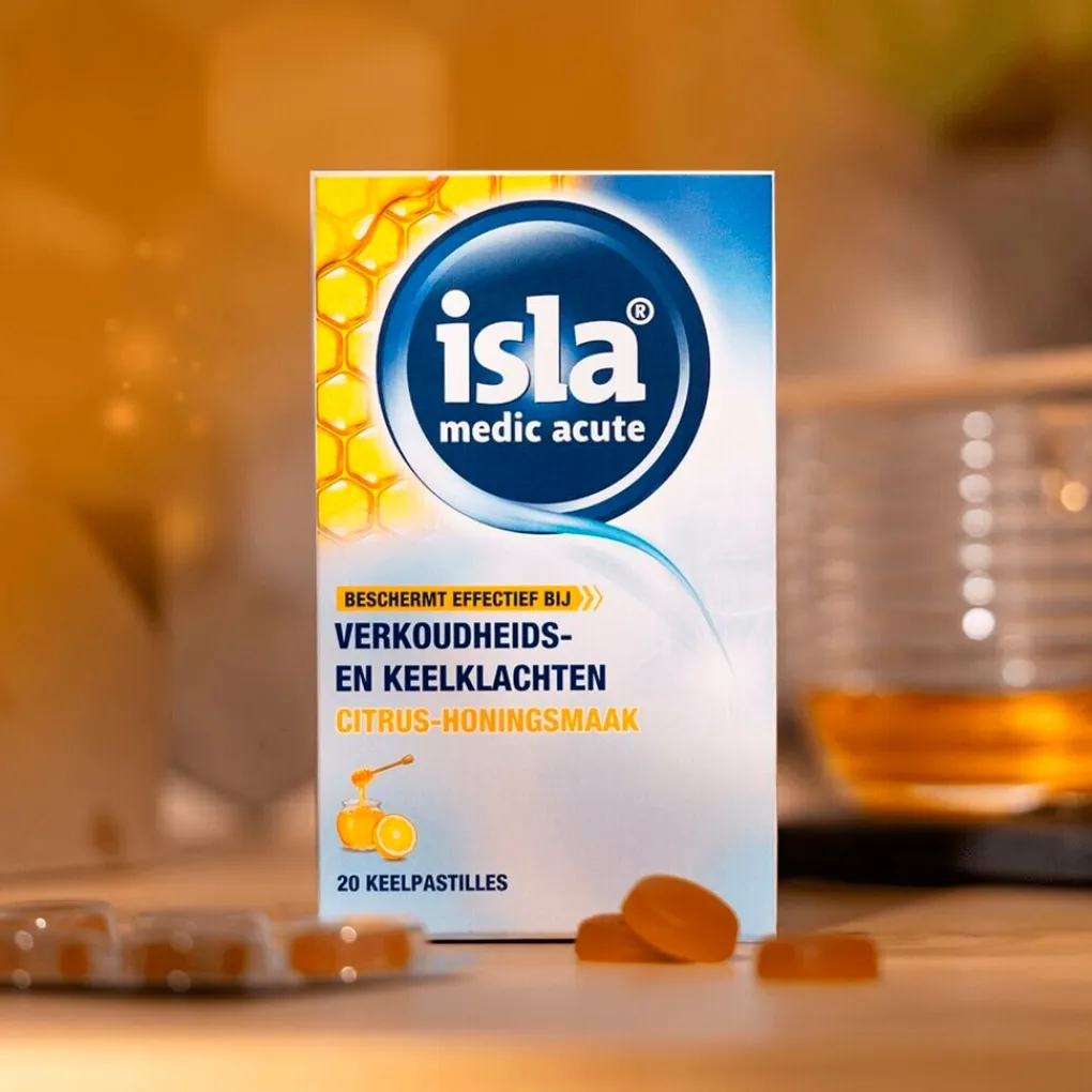 isla Luchtwegen>Medic Acute Citrus-Honing Keelpastilles