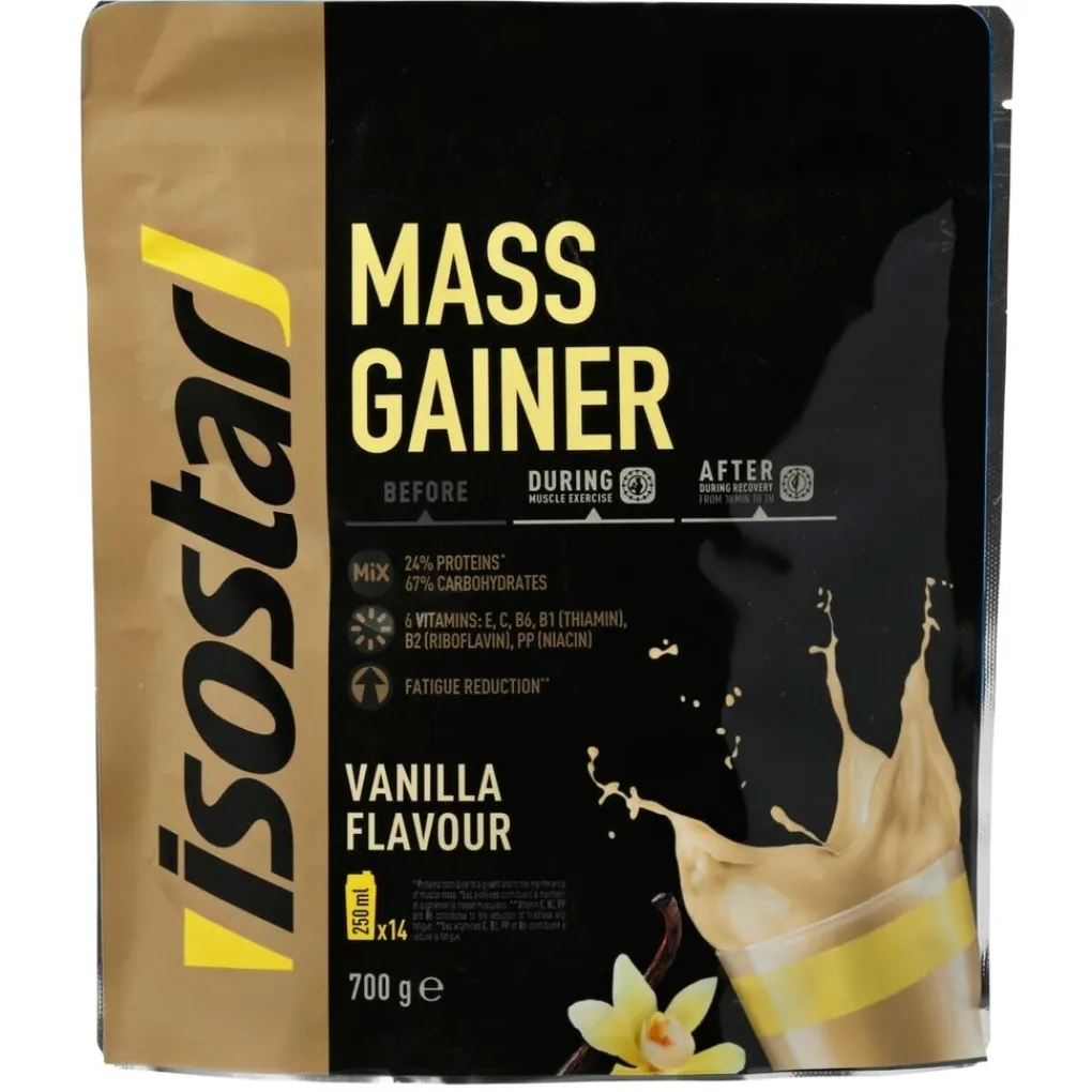 Isostar Proteïne (Eiwit) Poeders>Mass Gainer Proteïnepoeder met Vanillesmaak