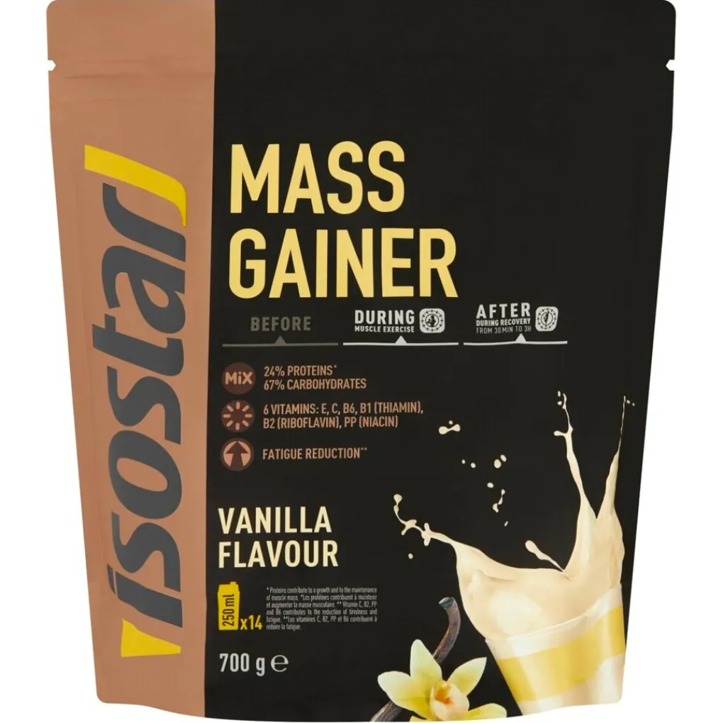 Isostar Proteïne (Eiwit) Poeders>Mass Gainer Proteïnepoeder met Vanillesmaak
