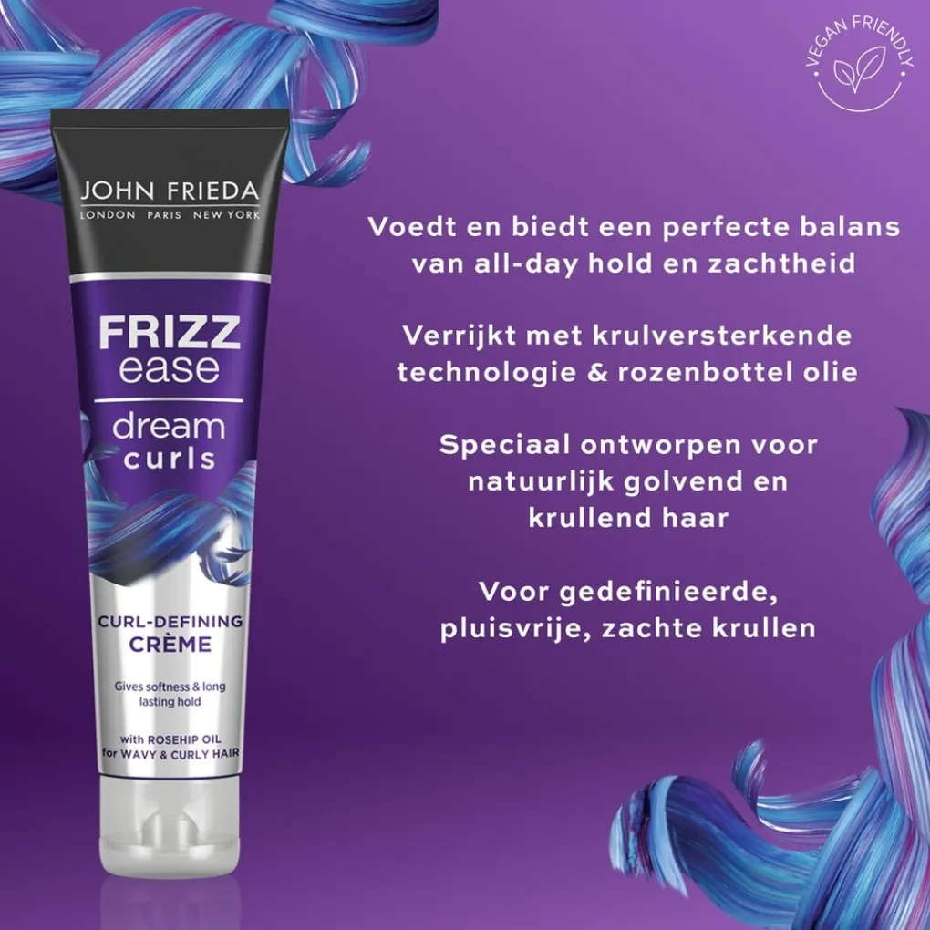 John Frieda Haarcrème|Krullenverzorging>Frizz Ease Dream Curls Curl Defining Crème
