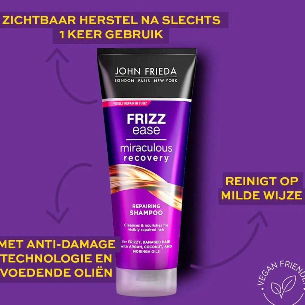 John Frieda Shampoo>Frizz Ease Miraculous Recovery Repairing Shampoo