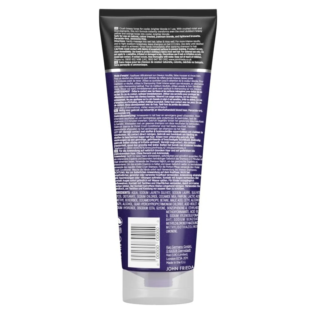 John Frieda Shampoo>Violet Crush Intensive Purple Shampoo