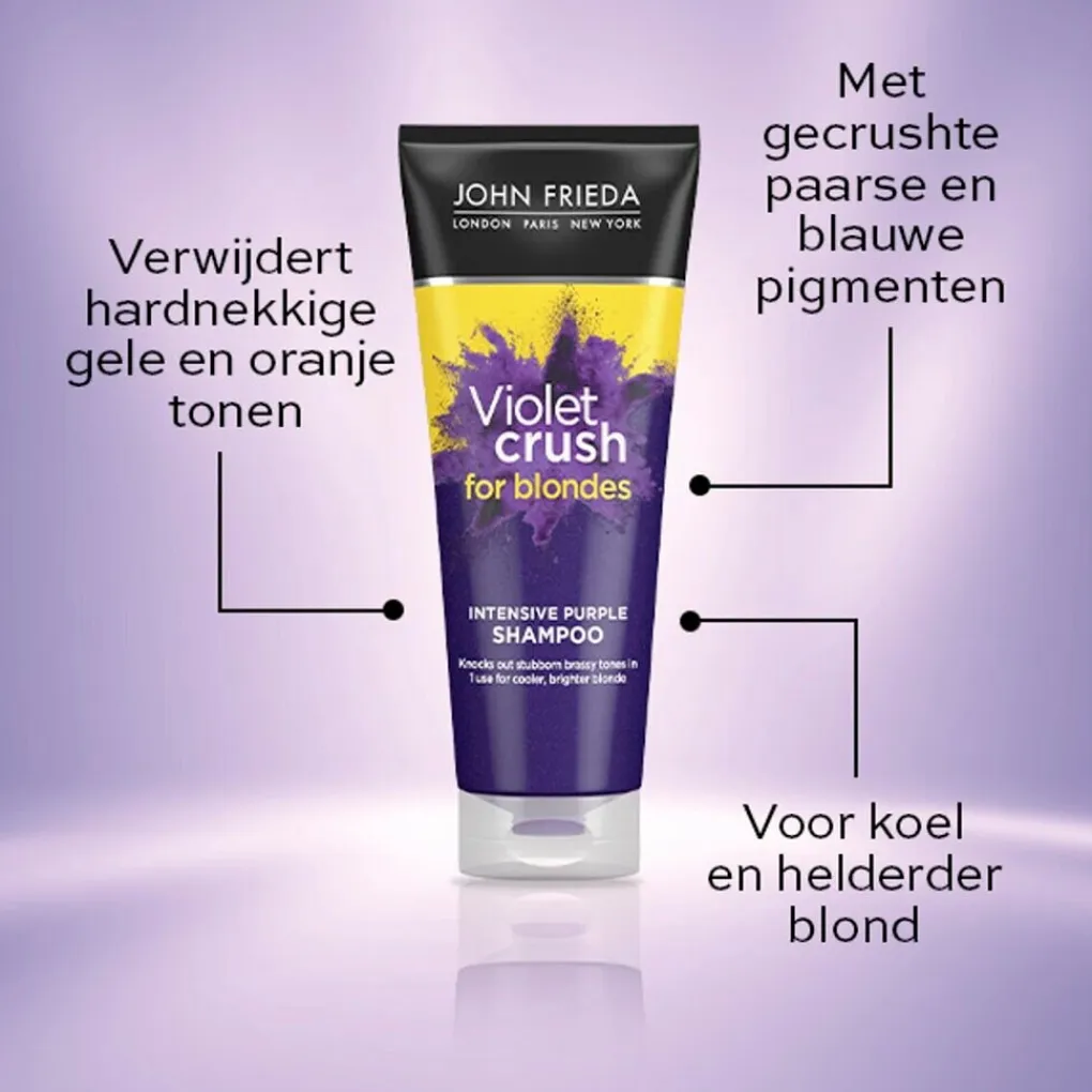 John Frieda Shampoo>Violet Crush Intensive Purple Shampoo