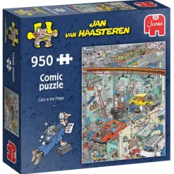 Jumbo Puzzels>Jan van Haasteren Cars In The Make Puzzel